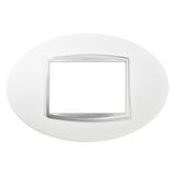 ART PLATE 3-GANG MILK WHITE GW16303TB