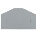 Separator plate 2 mm thick oversized gray