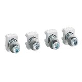 Extended front terminals (x 4) - for DPX³ 160