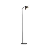 Matt Black   & Gold Metal  LED E14 1x5 Watt   IP20 Bulb Excluded  D: 22 H: 150 cm Adjustable