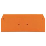 End and intermediate plate 2.5 mm thick orange