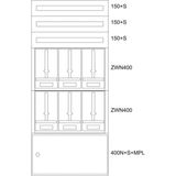 BP-F-NN-800/17-6Z Eaton xEnergy Basic meter cabinet equipped