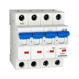 Miniature Circuit Breaker (MCB) C, 20A, 4-pole, 40ø C, 6kA