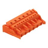 1-conductor female connector CAGE CLAMP® 2.5 mm² orange