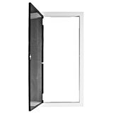 Plastic frame for BK085, 4-rows, IP40, transparent door