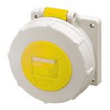 Mennekes Panel mounted recept., 16A3p4h110V, IP67 1707