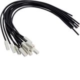 Connecting cable, 500mm, black, 6mm²