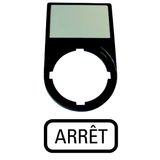 Carrier, +label, ARRET