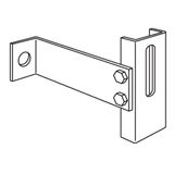 Frame bracket 200 mm for frame upright at wall