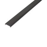 2m Diffuser for Recessed Profile 25x8mm IP20 Black