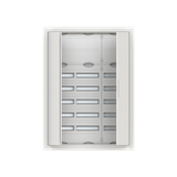 CU37K ComfortLine Compact distribution board, Flush mounting, 180 SU, Isoleret, IP30, Rows: 75, 1164 mm x 865 mm x 125 mm