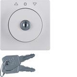 Centre plate lock + push lock func blind switch, key rem, S.1/B.3/B.7,