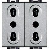 twin socket 2P+E 10/16A