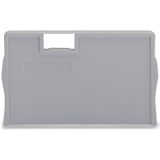 Seperator plate 2 mm thick oversized gray