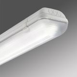 LINDA BASIC LED 2x19W, 4000K, 5329lm, IP65, grey, L=1270mm