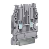 Screw terminal block 2.5mm2, 1-level, grey color