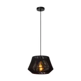 JESSICA Pendant light-Black-1xE27-60W-Cotton