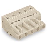 1-conductor female connector CAGE CLAMP® 2.5 mm² light gray