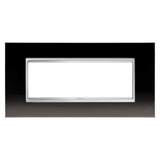 6M LUX PLATE  BLACK ALUMINIUM