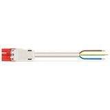 pre-assembled interconnecting cable;Eca;Socket/plug;red