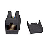 Jack RJ45 unshielded, Cat.5e (SFA) Black