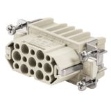 Contact insert (industry plug-in connectors), Female, 250 V, 10 A, Num