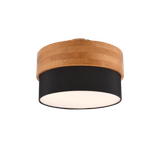 Seasons ceiling lamp 30 cm E14 black/wood