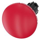 EMERGENCY STOP mushroom pushbutton, 22 mm, round, plastic, red, 60 3SU1000-1JB20-0AA0-Z Y12