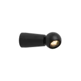 Lucide IPSOS - Wall lamp Indoor/Outdoor - LED - 1x6W 2700K - IP54 - Black