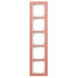 1725-227 Cover Frame Busch-axcent® glass coral