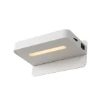 ATKIN Xall Light LED 5W+USB port 25/14/11cm White