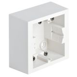 Surface-box 1-2M 43,5mm depth white