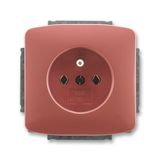 5518A-A2349 R2 Single socket outlet with pin + cover