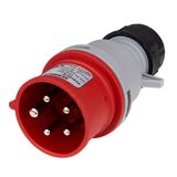 CEE-Plug, 5-pole, 16A, 400V, IP44, Quick connection