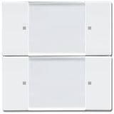 6736-84 CoverPlates (partly incl. Insert) Remote control Studio white