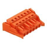 1-conductor female connector CAGE CLAMP® 2.5 mm² orange