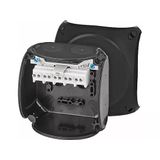 Junction box ATEX with term., 5-pole  for Cu up to 6 mm2, black, for zone 2 & 22