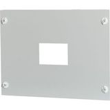 Front plate NZM3 symmetrical, vertical HxW=400x600mm