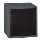 Wallmount fix cabinet Linkeo 19 inches 9U 600mm width 600mm depth