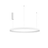 Triac Dimmable Sandy White Aluminium  & Acrylic  LED 106 Watt 230 Volt  4899Lm 3000K IP20  Up & Down Light  D: 98 H: 200 cm Adjustable Height