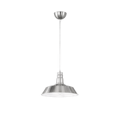 Will pendant E27 brushed steel