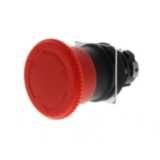 Emergency stop switch, non-illuminated, 40mm dia, push-lock/turn-reset