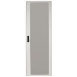 Glass door, for HxW=2060x400mm, Clip-down-handle