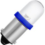 Ba9s Single Led T8.5x28 130V 5mA AC/DC Water Clear Blue 20Khrs