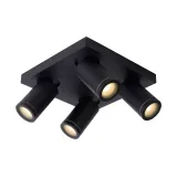 TAYLOR Ceiling Spotlight 4x GU10/5W IP44 DTW  Blac