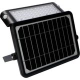 Outdoor Solar Light - floodlight 10W 1080lm 3000K IP65  - Sensor - Black