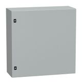 Spacial CRN plain door with mount.plate. H800xW800xD300 IP66 IK10 RAL7035..