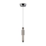 Modern Verticale Pendant lamp Chrome