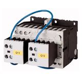 Reversing Contactors Combination, 4kW/400V, coil 230VAC