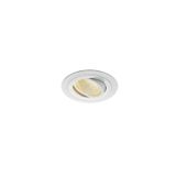 NEW TRIA LED DL ROUND Set, 12W, 3000K, 38ø, matt white